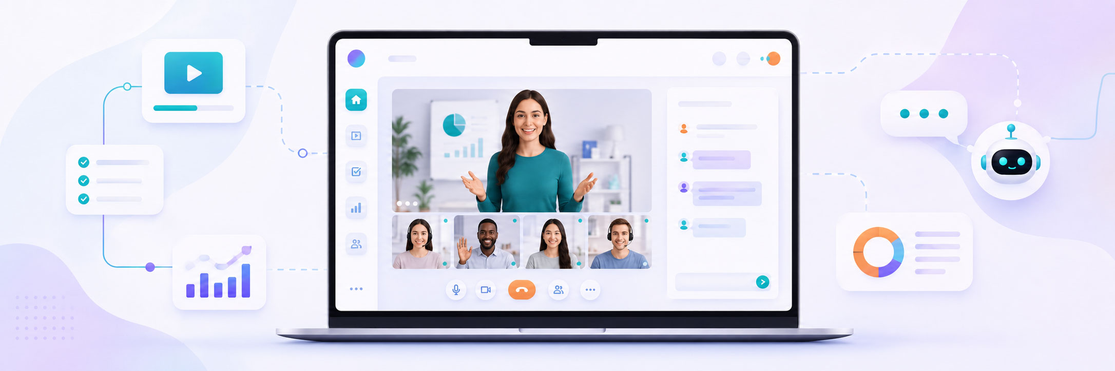 Classe virtuelle intégrée à une plateforme e-learning