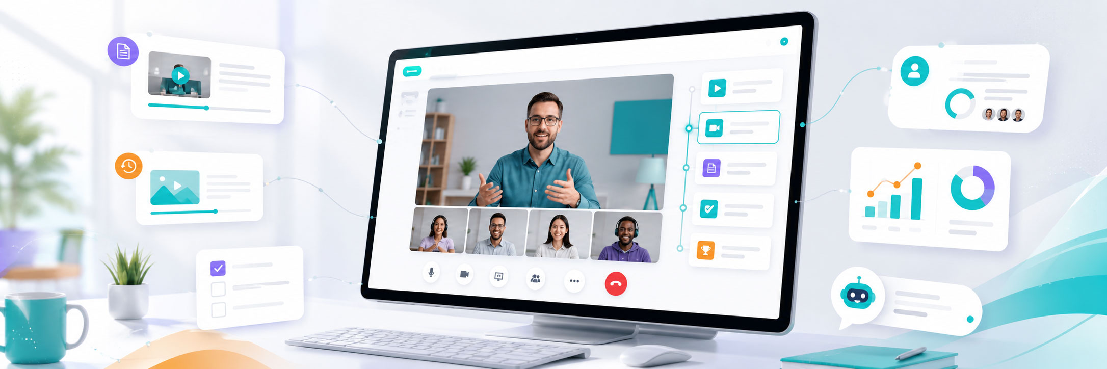plateforme LMS avec classe virtuelle pour les formateurs