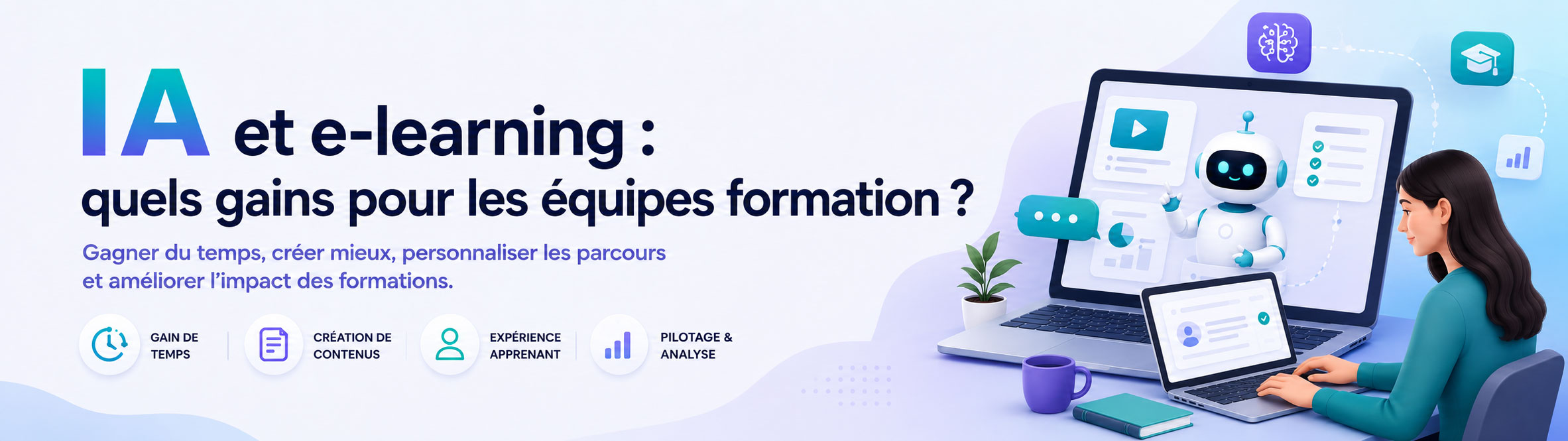 IA et e-learning : quels gains pour les équipes formation ?