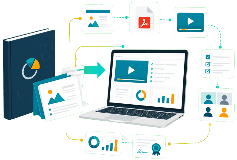 Guide gratuit : 10 étapes pour transformer une formation présentielle en parcours e-learning