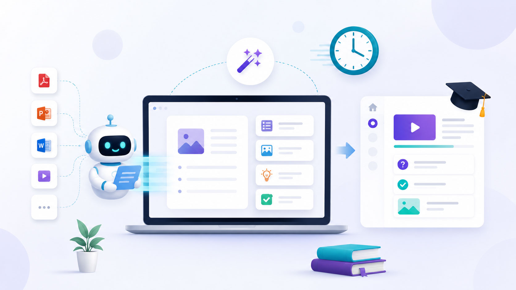 Générer contenus elearning IA