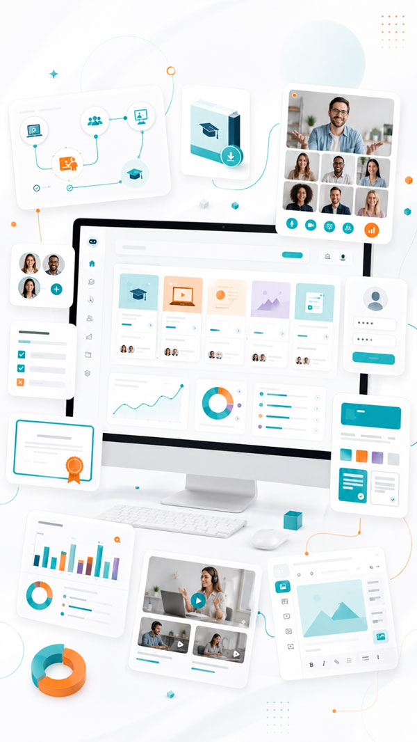 Plateforme de formation LMS e-learning Open LMS IA 5.0