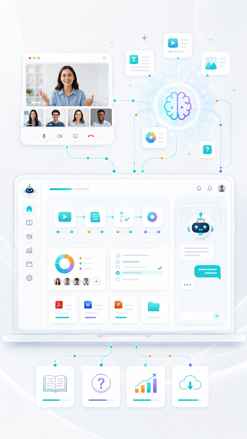 IA, chatbot et classes virtuelles